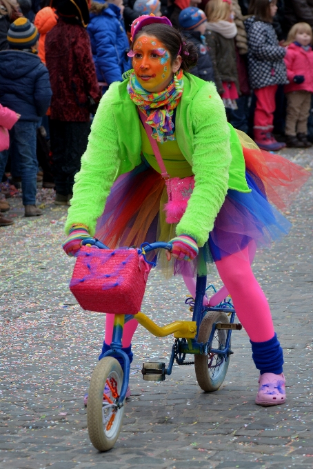 人々 女性 自転車 車両