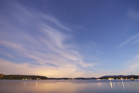 Sea ocean horizon cloud Photo