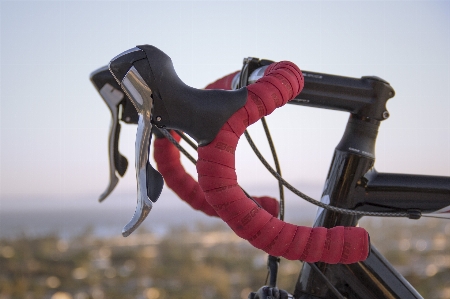 Sport fahrrad rot fahrzeug Foto