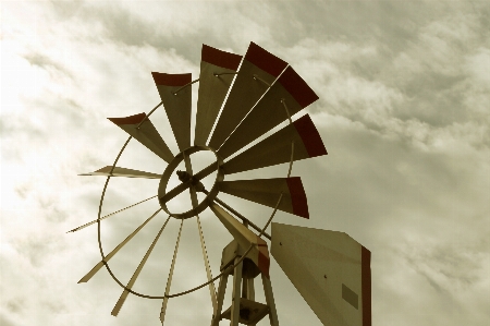 Sky farm cloudy windmill Photo