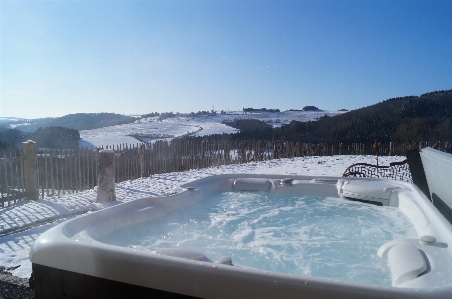 Snow winter swimming pool property Photo