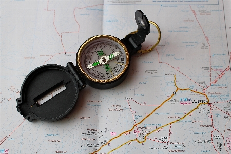 Compass gauge map circle Photo