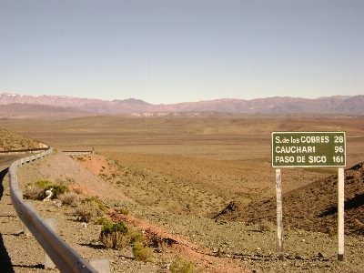 Landscape wilderness mountain road Photo