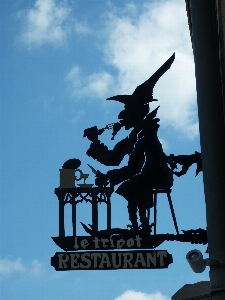 Silhouette sky restaurant monument Photo