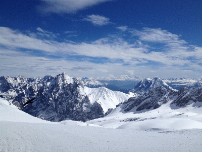 Horizon mountain snow winter Photo