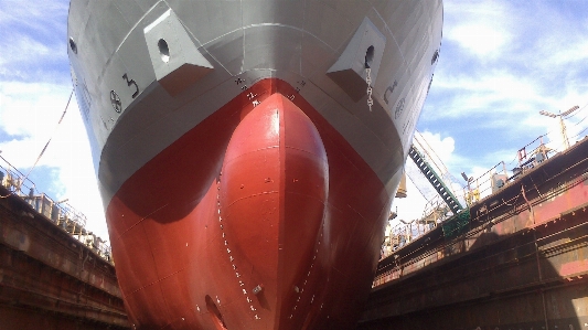 Boat ship tanker reflection Photo