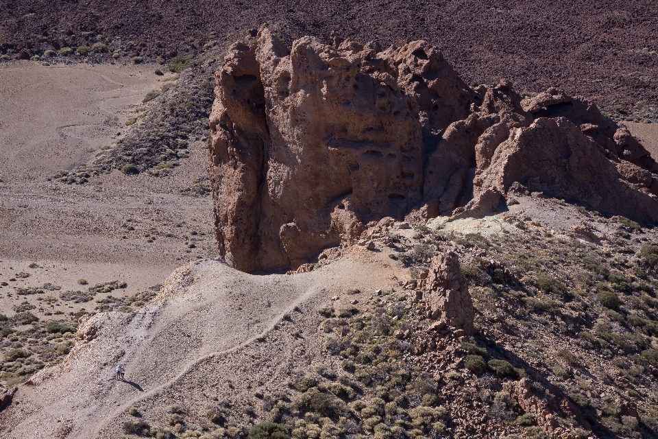 Man landscape sand rock