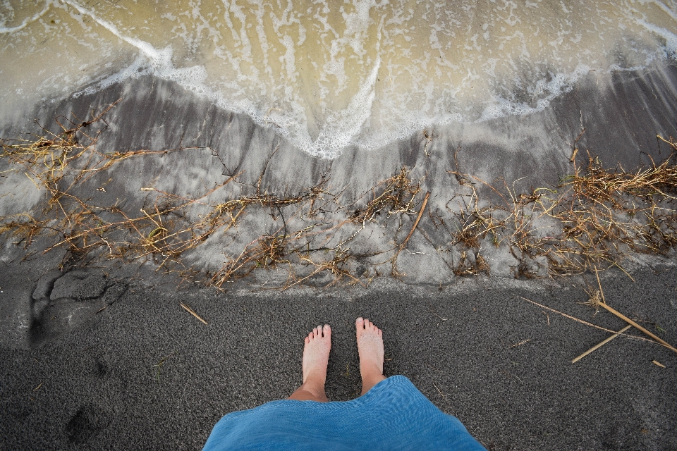 Eau nature sable rock