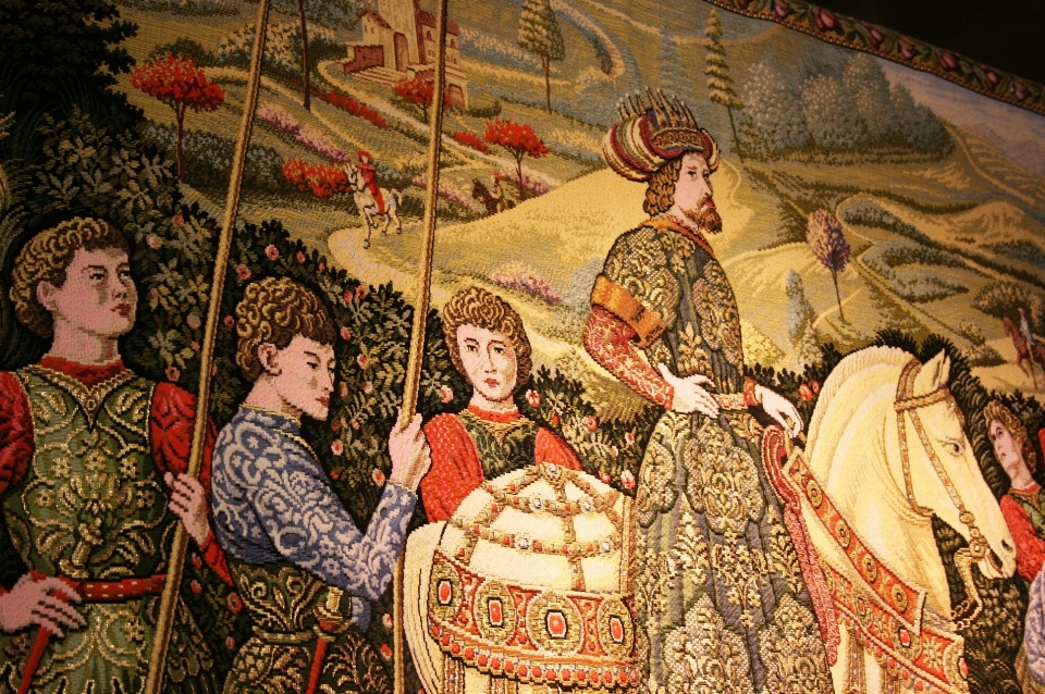 사람들 군주 미술 tapestry