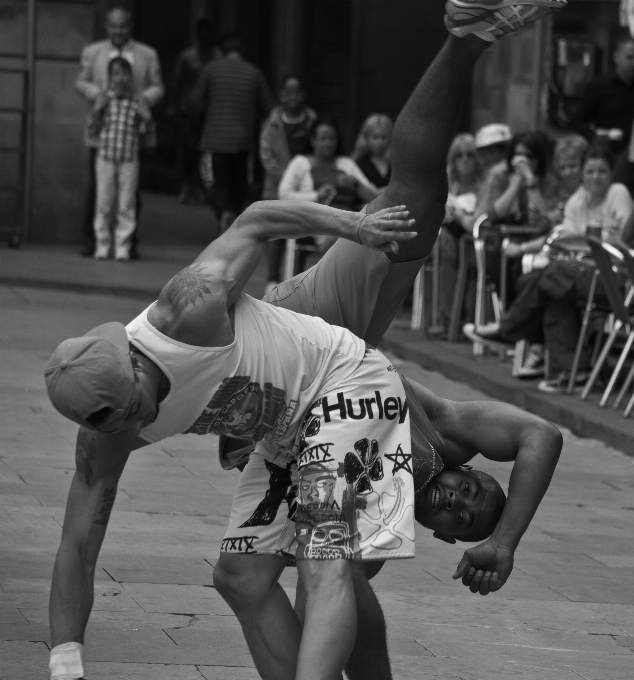 Noir et blanc
 route la photographie danse