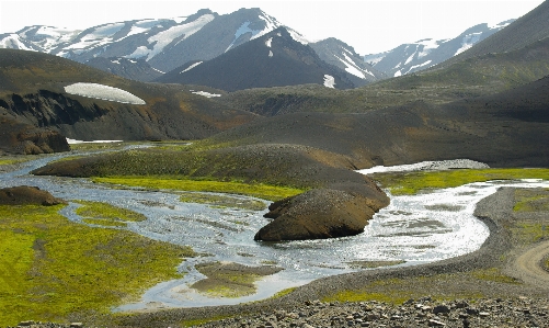 Landscape wilderness mountain snow Photo