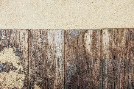 Beach sand boardwalk wood Photo