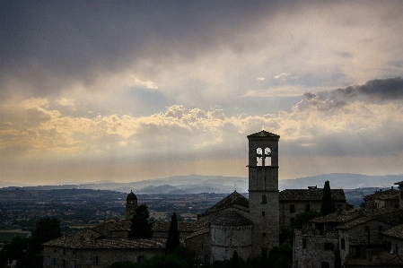 Horizont wolke die architektur himmel Foto