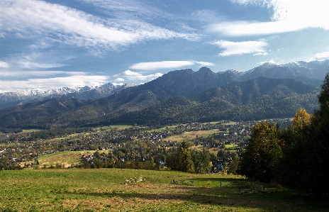 Zdjęcie Krajobraz drzewo natura góra