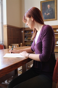 Desk notebook writing table Photo