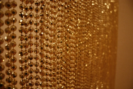 Pattern brown curtain yellow Photo