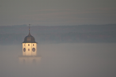 Photo Paysage lumière ciel brouillard