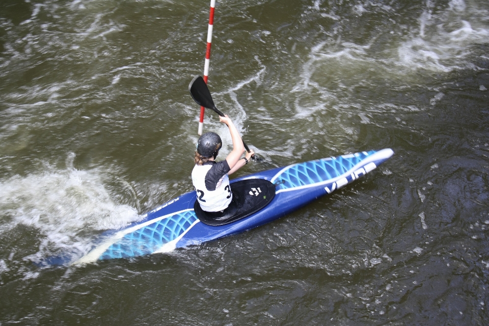 Water sport boat wave