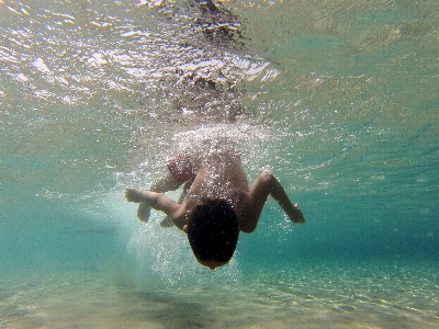 Sea water boy summer Photo