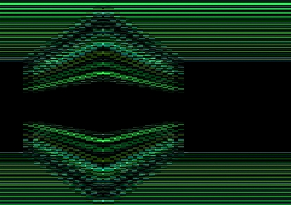 Abstract retro wave number Photo