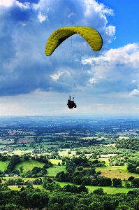 Man outdoor mountain wing Photo