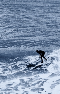 Man beach sea coast Photo