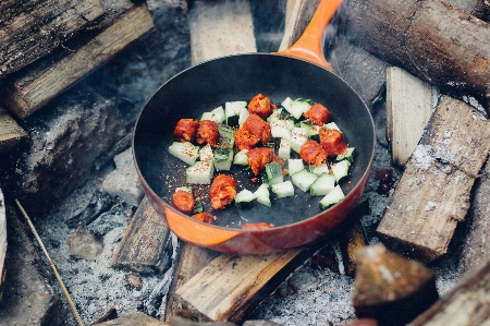 Foto Prato comida culinária produzir