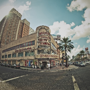 Architecture people road skyline Photo