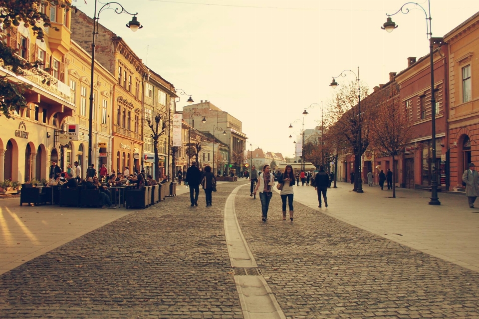 пешеход архитектура люди дорога