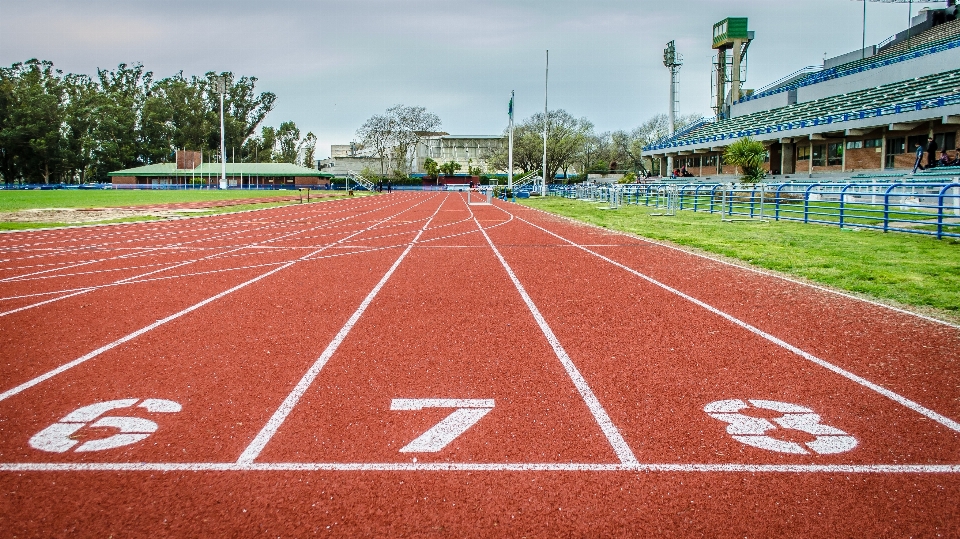 Structure track lane stadium