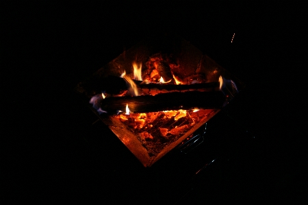 Flame fire darkness camping Photo