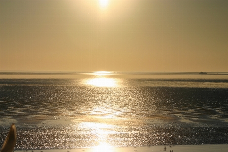 Foto Pantai lanskap laut pesisir