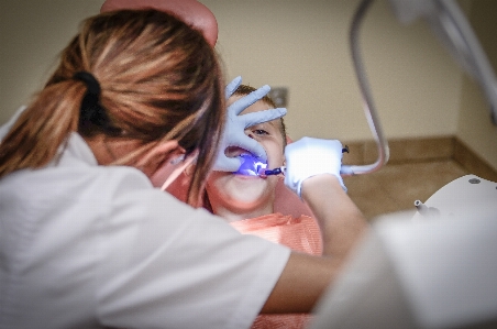 Person dentist eye glasses Photo