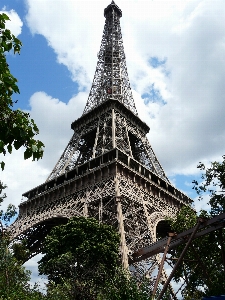 Foto Edificio torre eiffel parigi francia