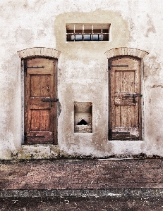 Wood white house texture Photo