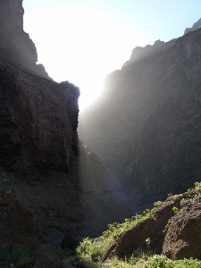 Rock mountain light sun Photo