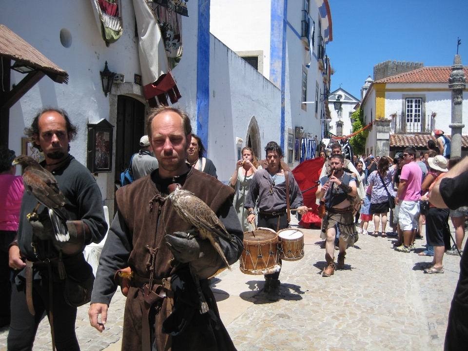 Street crowd festival demonstration