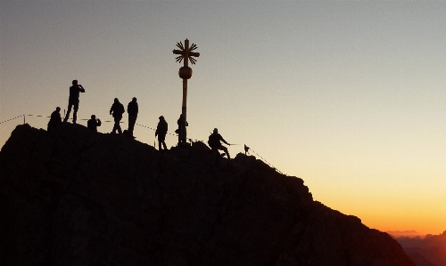 Landscape rock horizon silhouette Photo