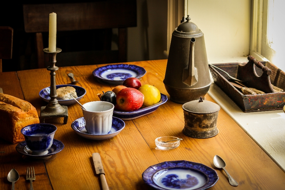 Mesa refeição comida museu