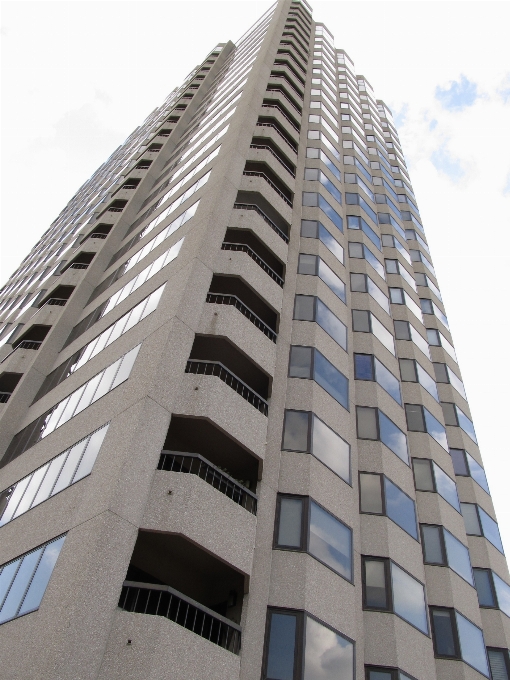 Die architektur horizont glas gebäude