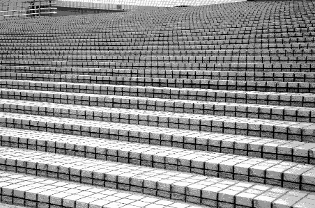 Light abstract black and white architecture Photo