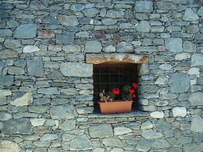 Zdjęcie Rock dom okno ściana