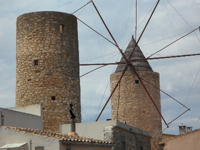 Wing sky windmill building Photo