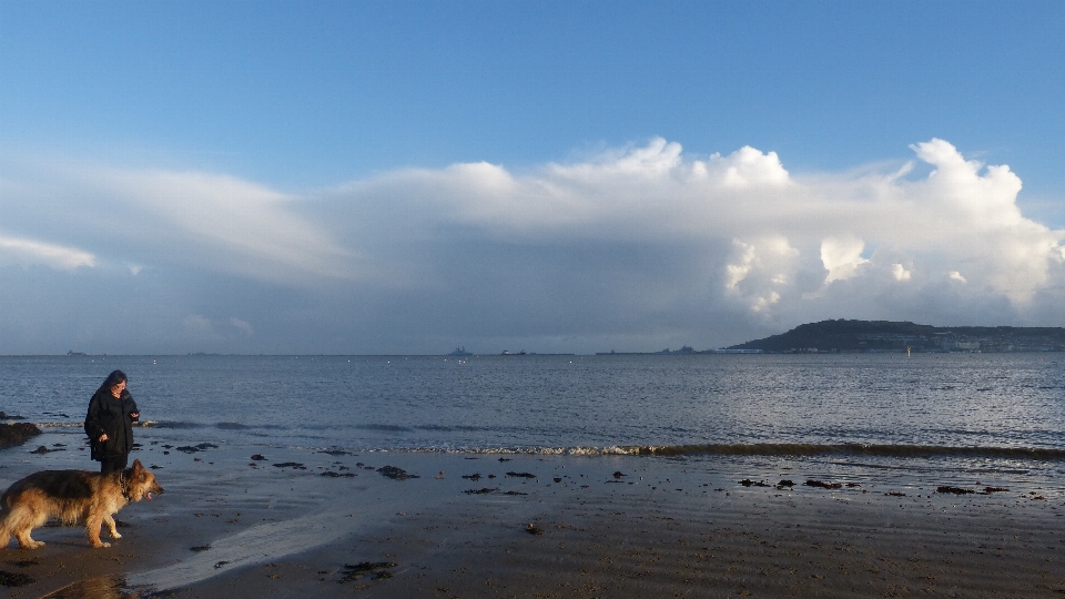 Plage paysage mer côte