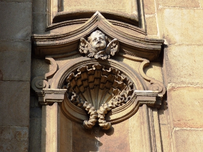 Structure window stone column Photo