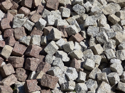 Rock texture floor cobblestone Photo