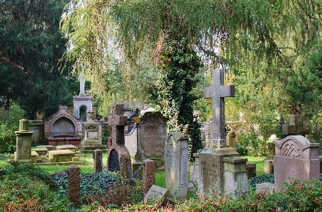 Photo Croix cimetière jardin décès