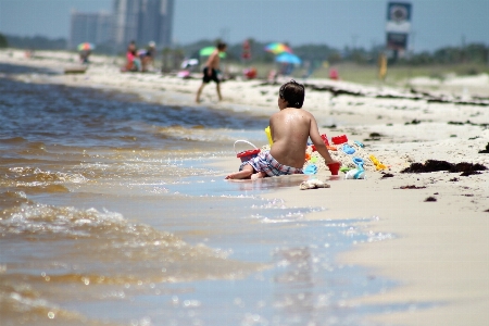 Beach sea water sand Photo