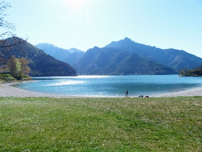 Landscape sea coast mountain Photo