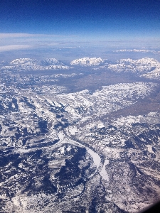 Landscape mountain snow winter Photo